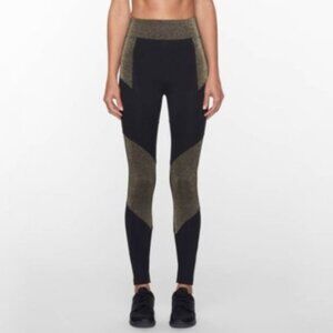 KORAL Versus Tight Leggings Black/Gold sz Small